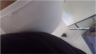 Stranger Flashes Dick On Train And Offers Handjob While Grinding Cock On My Ass