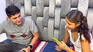 Stepbrother Fucks Stepsister Saray Florez Hard - Anal, Squirt & Big Tits