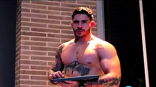Hot muscled gay hunks from brasil nasty anal session