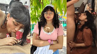 Sweet Submissive Indian Girlfriend Gets Face-Slapped & Fucked While Hiding Shame