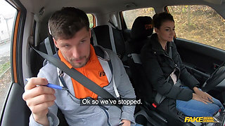 Fake Driving School - Suck a Cock Live Tictok Challenge