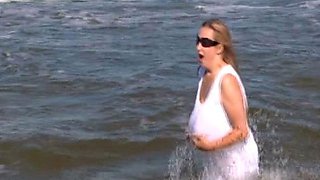 Sexy Transsexual With Big Boobs Jerking Off Inside