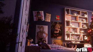 Gwen Stacy & Spider-man - Christmas Holidays 3D Sex Animation