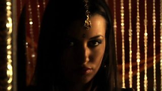 Loving the beautiful brunette belly dancer so erotic