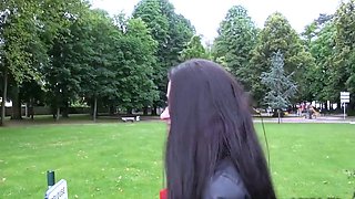 Jade the French Babe Wants BBC to Fuck Her at Public Park
