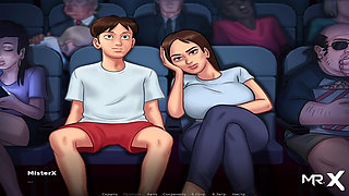 SummertimeSaga - Pussy Caressing at the Cinema