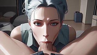 Stepmom Gives You A Blowjob Until You Cum In Her Mouth
