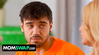 Huge Tits stepmother attempts seducing her stepson\u2019s best friend as a way to boost her self-confidence