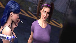 Wild stripper gives a mind-blowing blowjob in summer fever by Loveskysan69real