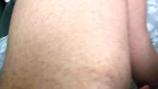 Step mom handjob with happy ending on step son dick in erection