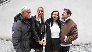 Group sex with dan, sofia, matt, venera, and dean in wild action