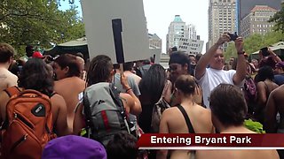 First Annual Go Topless Pride Parade Nyc 2014 [full Hd 1080