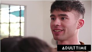 Liv Revamped, Adira Allure And Andi Avalon In Five Sexy Milfs Reverse Gangbang Delivery Guy After Unboxing Lesbian Big Strap-ons