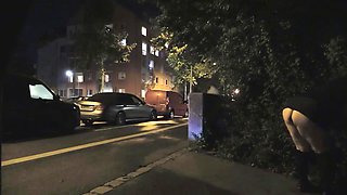 flashing pussy and ass in public