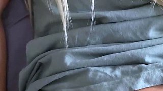 Amateur blonde ass fucked
