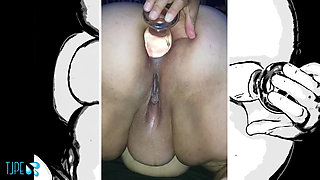Anal Girl - My Ass Swallows a Huge Plug
