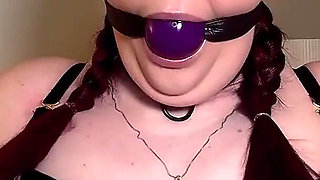 Lacey's Ballgag Play: a Submissive's Display of Devotion
