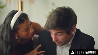 Lustful Bride Shamelessly Teases Husband In Front Of Wedding Witnesses With Codey Steele And Gizelle Blanco