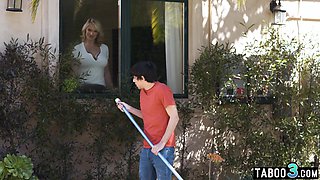 Shocked stepson taboo nailed his stepmom