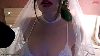 Horny bride wants to ride your cock on wedding night (ROLEPLAY-ASMR)