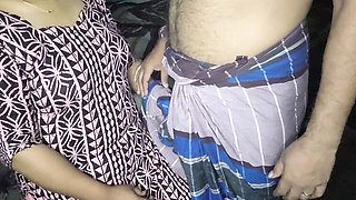 Bangladeshi Housewife Akhi Moni Fucks Tailor Husband After Taking His Measurements - Homemade Desi Sex
