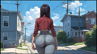 My New Girlfriend  Taboo Hentai Game  Ep.22 GF Walking Around Like a Pet!