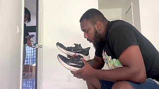 Stop Smelling My Shoes And Come Fuck My Stink Feet- Foot Smelling Footjob - Foot Feet