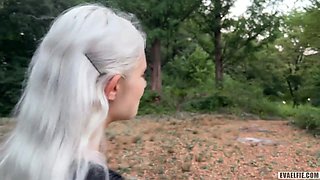 Eva elfie shares sensual big tits intimate play