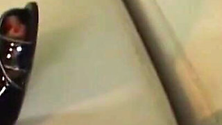 Sensual and Pretty Brunette Sucks a Big Black Cock in POV