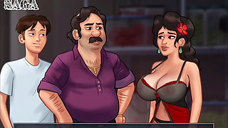 Summertime Saga: Cuckold Husband Watching His Wife's Impregnation By Other Guy - Ep6