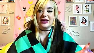 Amateur Blonde Teen Plays Solo with Toy Webcam Porn