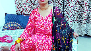 hot xxx Stepmom fucked hard until orgasm with hindi audio with dirty talk stepson seducing at home