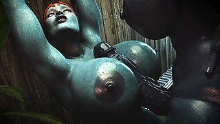 Titty Fuck - 3D porn (Huge hot Tits Fucking my Huge Cock) BoB_D3D