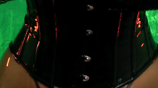 Sexual latex rubber MILF Arya Grander slow meditative JOI