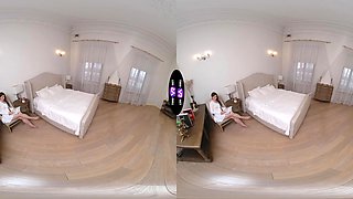 More Sunset Explores VR Small Tits Desire