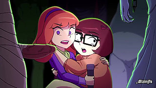 Velma and Daphne being destroyed by monsters