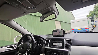 She Takes My Cock in Her Hand While We're Stuck in Traffic on the Highway