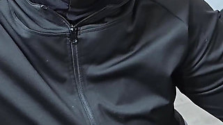 Asian Hijab Girl Pick a Wrong Gym Bag, Dildo in Her Pussy and Dick in Her Mouth - Minokiiko