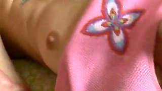 Small boobs teen gets banged on the bed