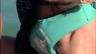 Nasty Mexican Bride Betrays Hubby on Honeymoon Excursion Boinking the Muscled Jetski Coach Humungous Weenie While Husband is Away