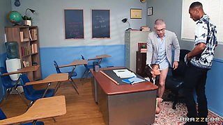 Mick Blue And Ryan Reid - Teen 18+ Student 18+ Sucks Her Professors And Her Colleagues Cock