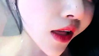 Asian japanese amateur has deep throat