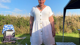 Stranger Pissed for Me & Helped Me Shoot My Cum