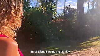 Naughty Country Girl Gabi Sweet Blowjob Outdoor Forest Sex