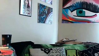 Big-Titted Redhead with Piercings Shows Off on Webcam