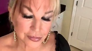 Gorgeous Mature Blonde Solo Masturbation