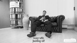 Jason Steel's Tattooed Secretary Unleashes Fiery Passion in Office