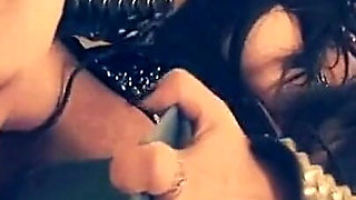 Slave Masturbates with Two Dildos and Then Gets Cum on Her Asshole