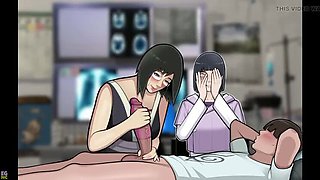 Konoha MILFs #9: Perverted Doctor Jerks Me Off in Front of My Stepmom and Makes Me Cum Hard - EroticGamesNC