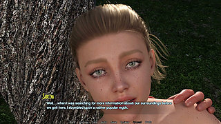 Stimulating My College GF Clitoris to Unrinate in the Nude Forest by Hoisting Her in Arms